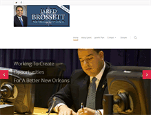 Tablet Screenshot of jaredbrossett.com